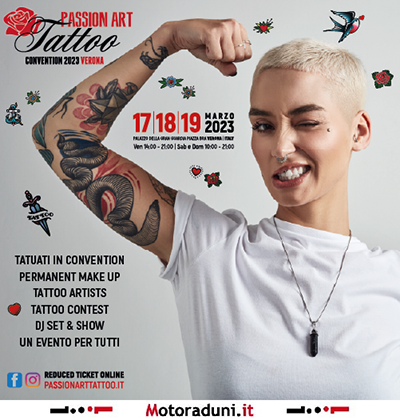 Locandina evento PASSION ART TATTOO CONVENTION VERONA
