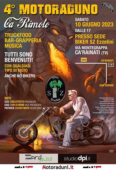 Locandina evento 4° MOTORADUNO CA RIMOTO