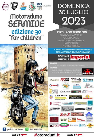 Locandina evento MOTORADUNO SERMIDE