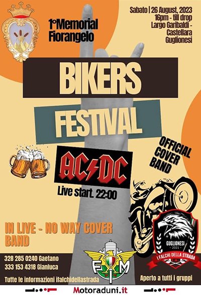 Locandina evento BIKERS FESTIVAL