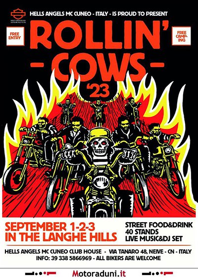 Locandina evento ROLLI' COWS 23