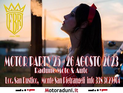 Locandina evento MOTOR PARTY FREE BORN RIDERS