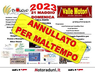 Locandina evento VALLE MOTORI 2023
