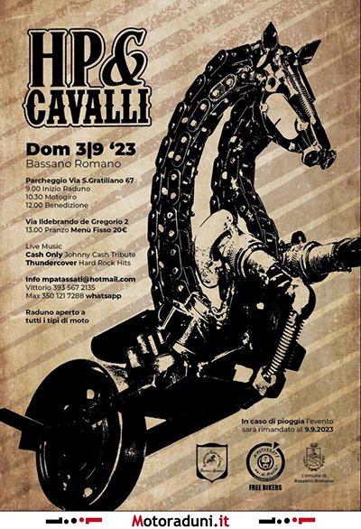 Locandina evento HP&CAVALLI