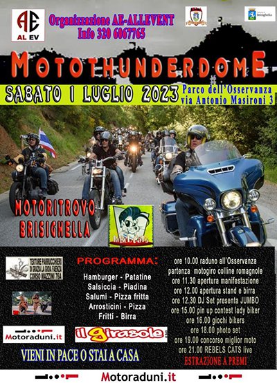 Locandina evento MOTOTHUNDERDOME