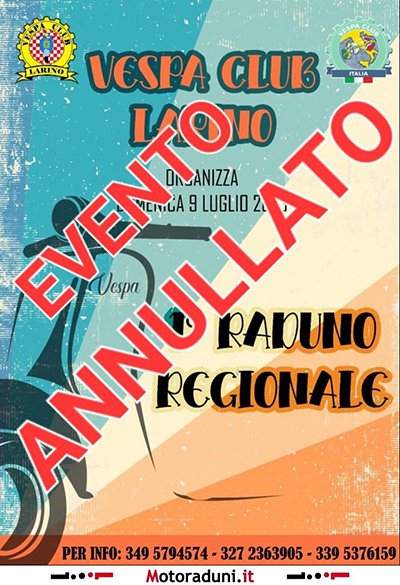 Locandina evento EVENTO ANNULLATO - 1° RADUNO REGIONALE LARINO
