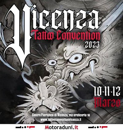 Locandina evento VICENZA TATTOO CONVENTION 2023