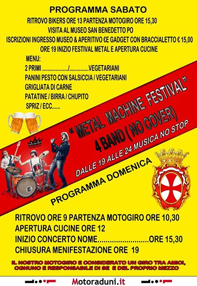 Locandina evento 7° MOTORADUNO PORTO A TUTTO GAS