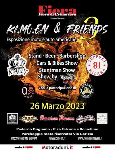 Locandina evento KI.MO.EN & FRIENDS 3