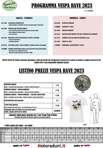 Locandina evento VESPA RAVE