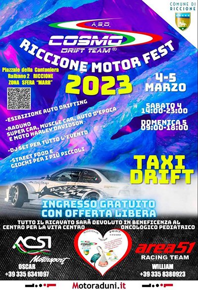 Locandina evento RICCIONE MOTOR FEST 2023