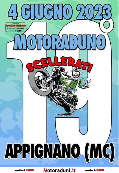 Locandina evento 19° MOTORADUNO DI APPIGNANO