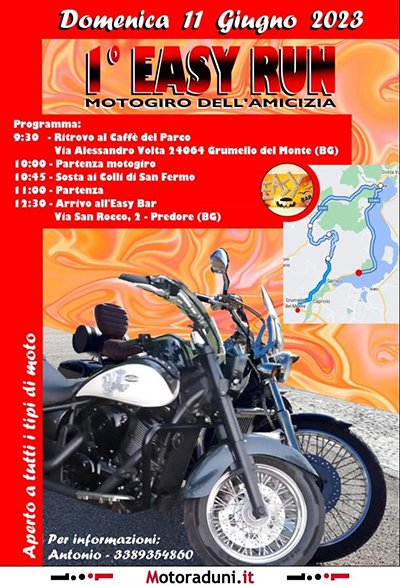 Locandina evento 1° EASY RU
