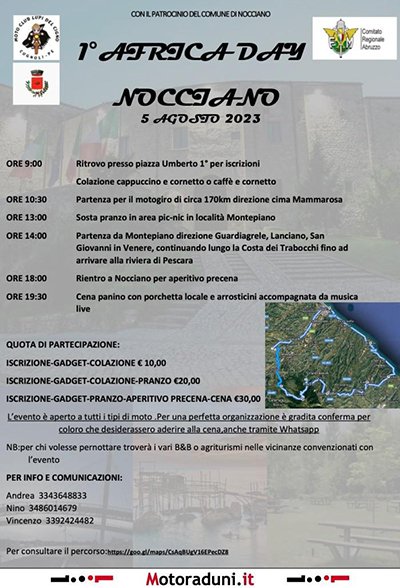 Locandina evento 1° AFRICA DAY