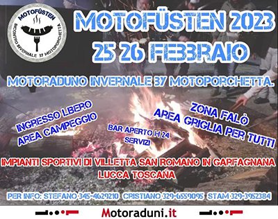 Locandina evento MOTOFÜSTEN 2023