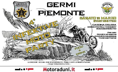 Locandina evento 4° INFEKTIVE MOTO PARTY