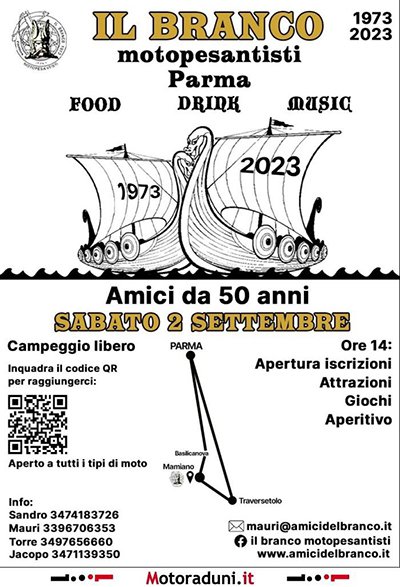Locandina evento MOTOINCONTRO IL BRANCO MOTOPESANTISTI