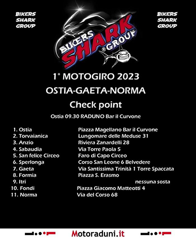 Locandina evento 1° MOTOGIRO BSG 2023