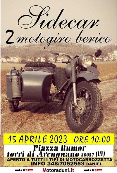 Locandina evento 2° MOTOGIRO SIDECAR BERICO