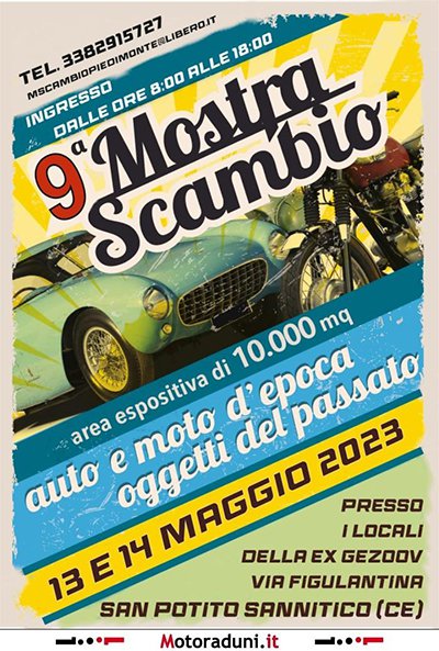 Locandina evento 9° MOSTRA SCAMBIO PIEDIMONTE MATESE