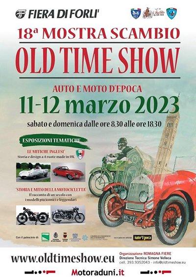Locandina evento 18^ OLD TIME SHOW