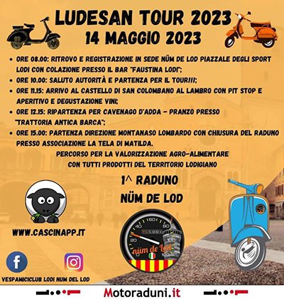 Locandina evento LÜDESAN TOUR 2023
