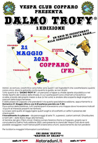 Locandina evento 1° DALMO TROFY