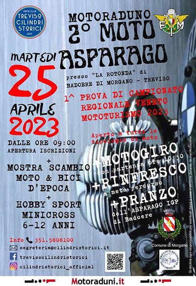 Locandina evento 2° MOTO ASPARAGO