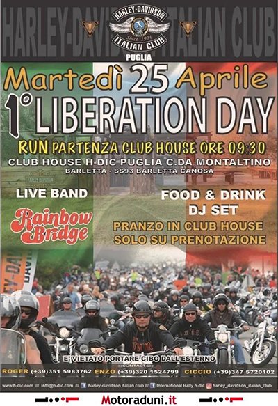 Locandina evento 1° LIBERATION DAY