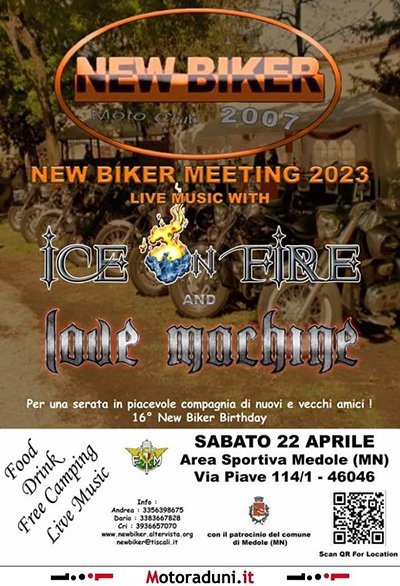 Locandina evento NEW BIKER MEETING