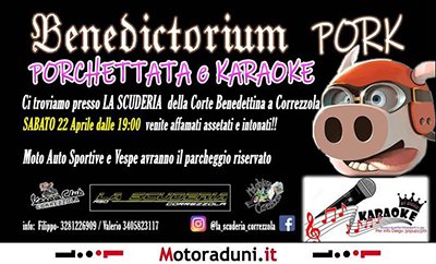 Locandina evento BENEDICTORIUM PORK 2023