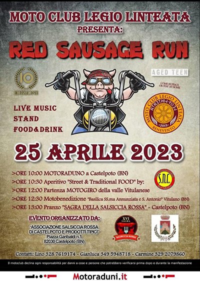 Locandina evento RED SAUSAGE RU