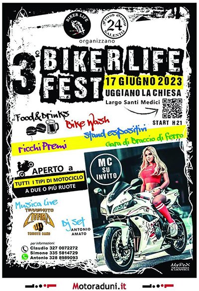 Locandina evento 3° BIKER LIFE FEST