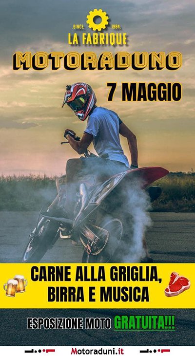 Locandina evento MOTO RADUNO