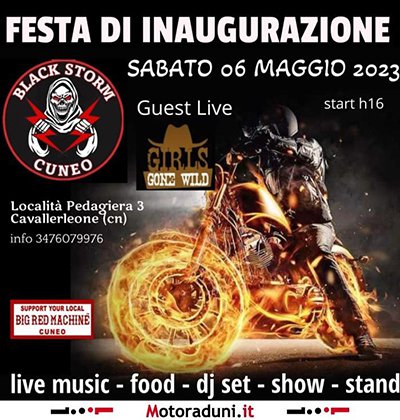 Locandina evento FESTA DI INAUGURAZIONE