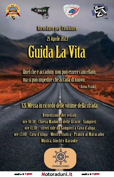 Locandina evento GUIDA LA VITA