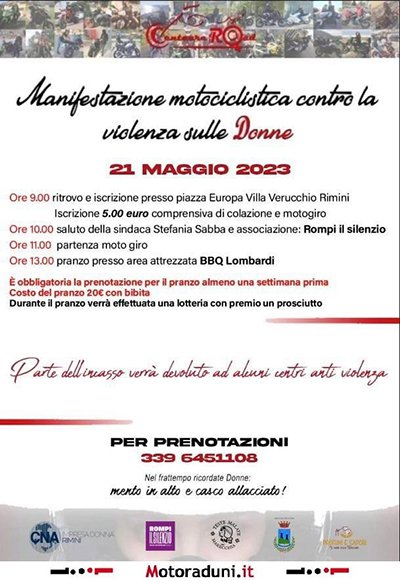 Locandina evento LE CENTAURE ON THE ROAD CONTRO LA VIOLENZA SULLE DONNE