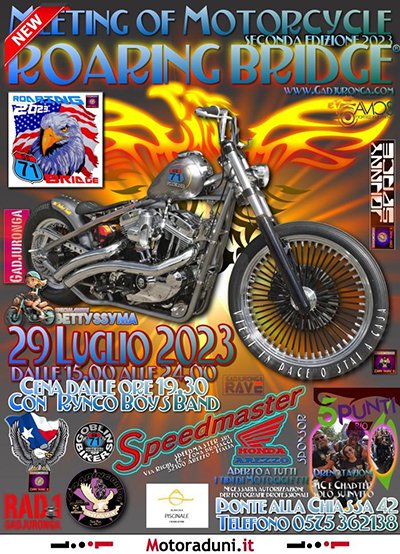 Locandina evento ROARING BRIDGE 2023