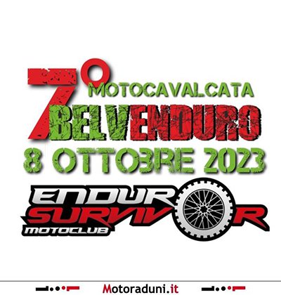 Locandina evento 7^ MOTOCAVALCATA BELVENDURO