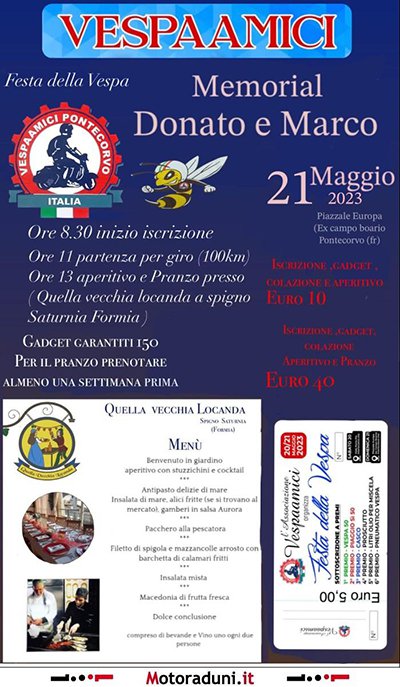 Locandina evento FESTA DELLA VESPA