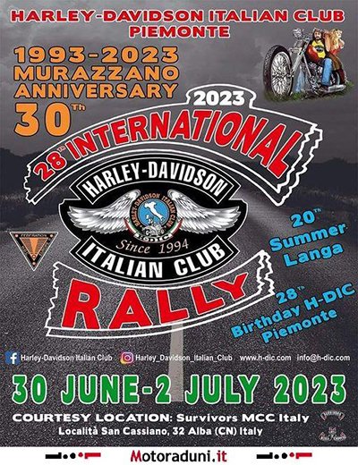 Locandina evento 28° INTERNATIONAL RALLY