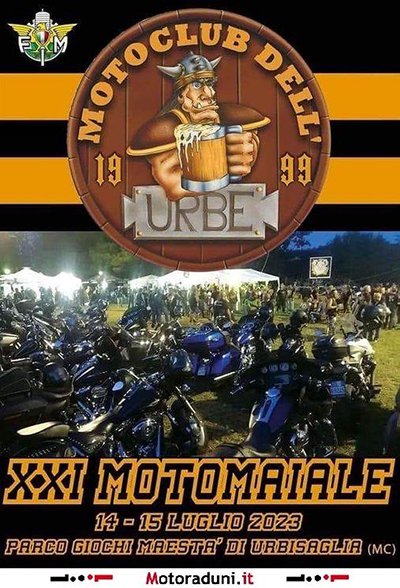 Locandina evento XXI MOTOMAIALE