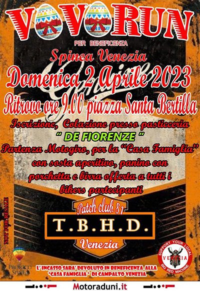 Locandina evento VOVO RUN PER BENEFICENZA