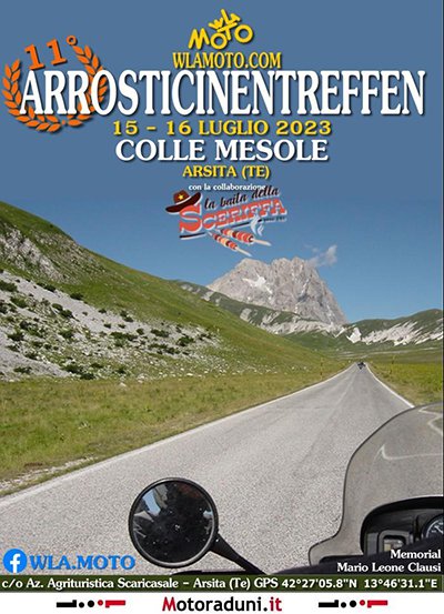 Locandina evento 11° ARROSTICINENTREFFEN 2023