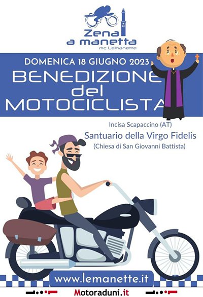 Locandina evento BENEDIZIONE DEL MOTOCICLISTA