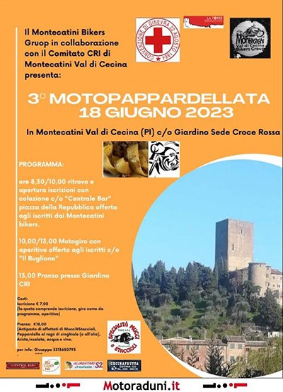 Locandina evento 3° MOTOPAPPARDELLATA
