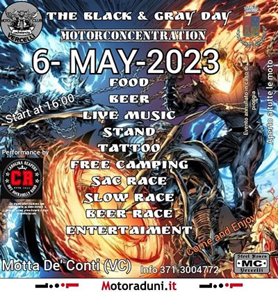 Locandina evento THE BLACK & GRAY DAY