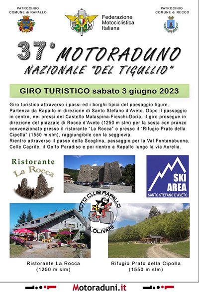 Locandina evento 37° MOTORADUNO NAZIONALE DEL TIGULLIO