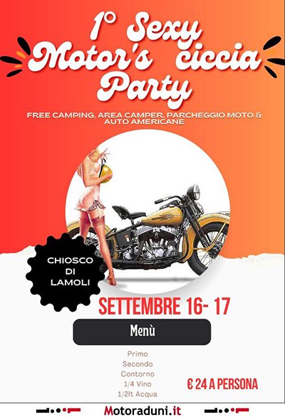 Locandina evento SEXY MOTORS CICCIA