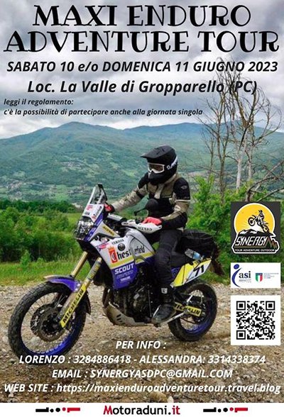 Locandina evento MAXI ENDURO ADVENTURE TOUR